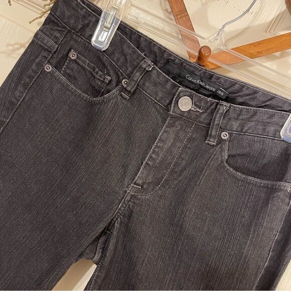 Black Calvin Klein Jeans Bootleg  28/6 - Picture 4 of 7